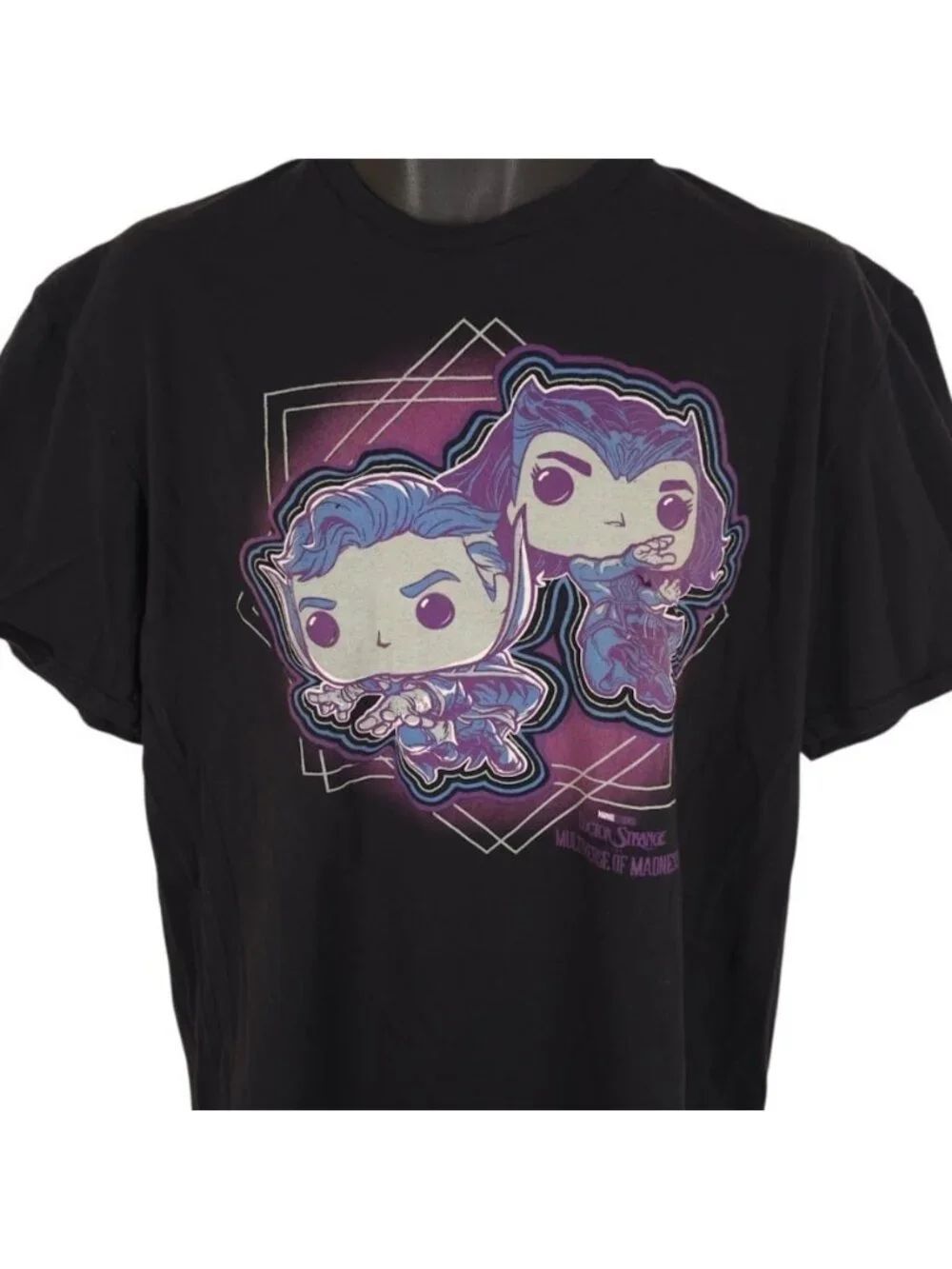 Doctor Strange T Shirt Mens Size XL Black Marvel Comics Multiverse Of Madness